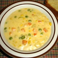 Cream of Potato and Vegetable Soup recipe