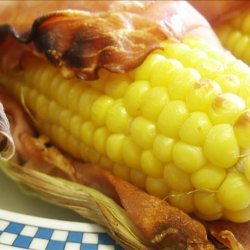 Bacon Wrapped Grilled Corn on the Cob recipe