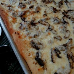 Mushroom and Garlic Pizza recipe