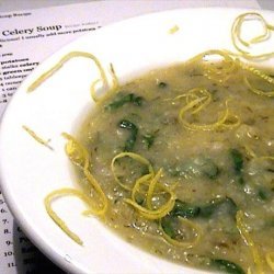 Lemony Celery Soup recipe