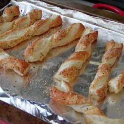 Puff Pastry Cheese Stick Appetizers recipe