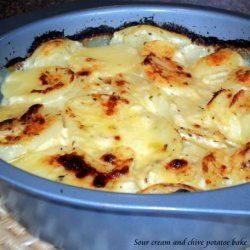 Sour Cream and Chive Potato Bake recipe