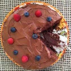 Dark Chocolate Cake With a Raspberry Filling recipe