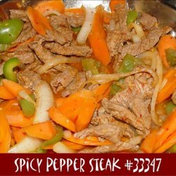 Spicy Pepper Steak recipe