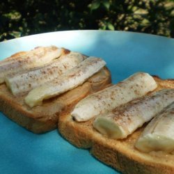 Grilled Banana, Peanut Butter and Honey on Toast (Diabetic) recipe