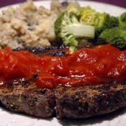 Peppered Steak With 5 Star Gourmet Steak Sauce recipe