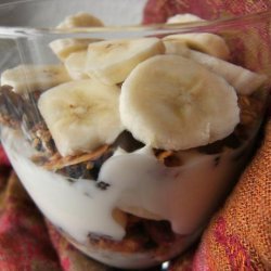 Yogurt, Granola and Bananas recipe