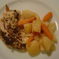 Crock Pot Greek Chicken and Potatoes recipe