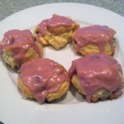 Low-Fat Blueberry Scones (Using Heart Healthy Bisquick Mix) recipe