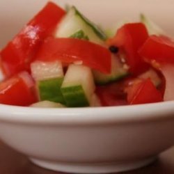 Ethiopian Tomato & Cucumber Salad recipe