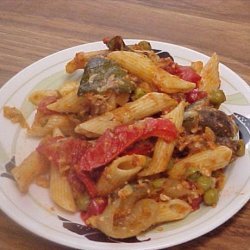 Baked Penne With Roasted Vegetables,courtesy Giada De La recipe