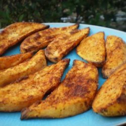 Oven-Fried Sweet Potato Wedges recipe