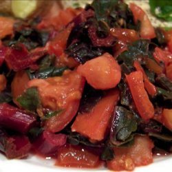 Swiss Chard With Tomatoes recipe