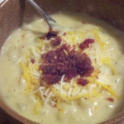 Super Easy Hash Browns Potato Soup recipe