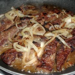 Beef Liver and Onions With White Wine recipe