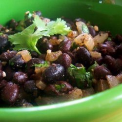 Black Beans Por Cortesía Leslie With Lime and Cumin recipe