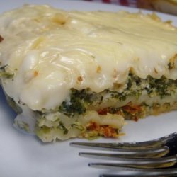 White Spinach Lasagna recipe