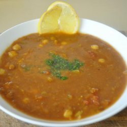 Harira - Chickpea and Lentil Soup recipe