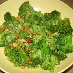 Sautéed Broccoli With Garlic and Pine Nuts recipe