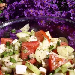 Tomato, Cucumber & Mozzarella Salad recipe