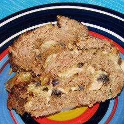 Cheese and Mushroom-Stuffed Meatloaf recipe