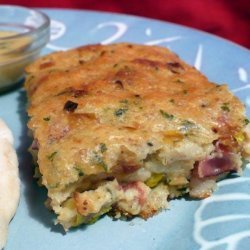 Scarborough Fair - Savoury Bacon, Onion and Herb Bread Pudding recipe