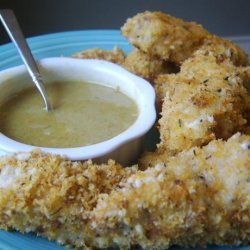 Panko Crusted Chicken With Honey Mustard Sauce recipe