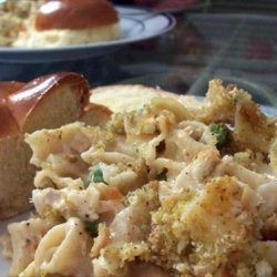 Delicious Tuna-Mushroom Noodle Casserole recipe
