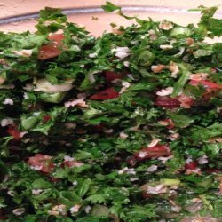 Tabouli (Lebanese Bulghur, Parsley, and Mint Salad) recipe