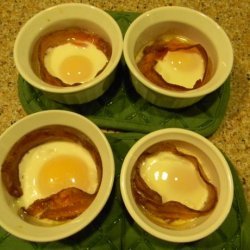 Eggs Baked in Bacon Ring recipe