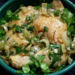 Chicken in Coriander / Cilantro Sauce recipe