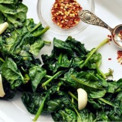 Sauteed Spinach with Garlic recipe