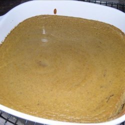 Crustless Pumpkin Pie recipe
