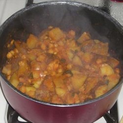 Curried Chickpeas & Potatoes recipe