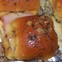 Marinated Ham & Swiss Buns Appetizer recipe