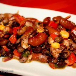 Fantastic Mexican Corn and Bean Salad (Vegetarian) recipe