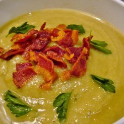 Creamless Cauliflower Leek Soup recipe