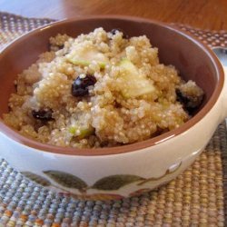 Hot Quinoa Breakfast With Fruits recipe