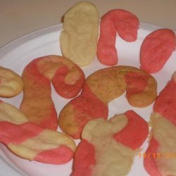 Very Easy Candy Cane Cookies recipe
