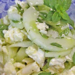 Cucumber With Feta Cheese and Mint recipe