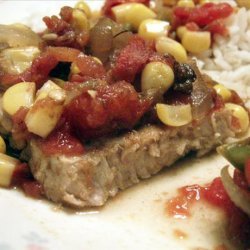 Mexican Pork Chops With Veggies  (5 Ww Points) recipe