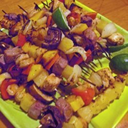 Devilishly Divine Tropical Kabobs With a Devious Twist recipe