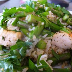 Lemon-asparagus Chicken With Dill recipe