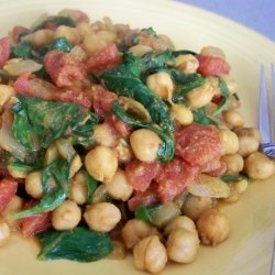 Spinach and Chickpea Curry recipe