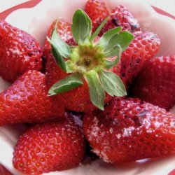 Balsamic Strawberries (Not Heated) recipe