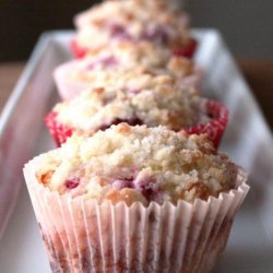 Mimi's Raspberry and Lemon Muffins With Streusel Topping recipe