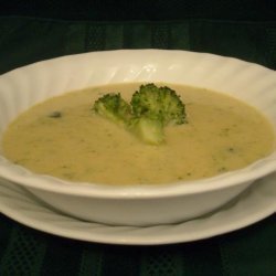 Broccoli Cheese Soup - 20 Minute fast and low fat recipe