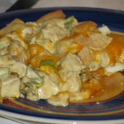 Hot Savannah Chicken Salad Casserole (Paula Deen) recipe