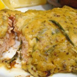 Broiled Salmon With Herb Mustard Glaze recipe