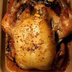 Amazingly Juicy and Flavorful Roasted Chicken recipe